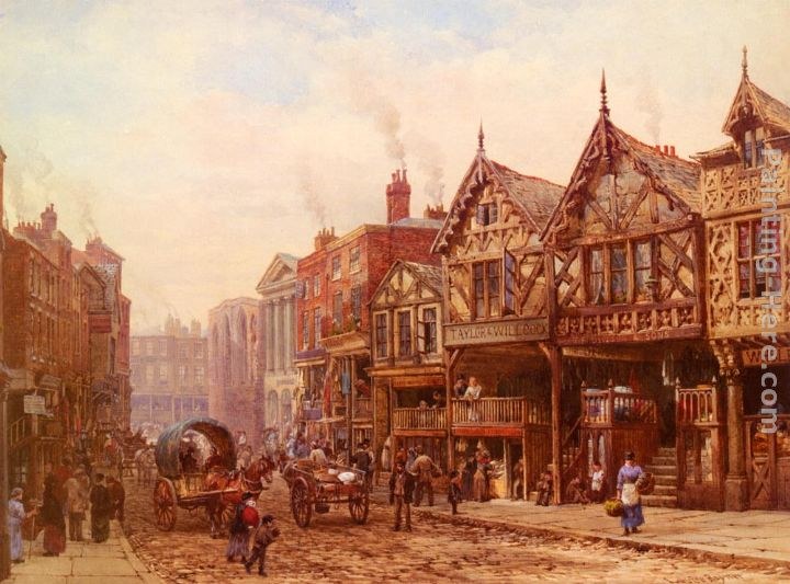 Louise Rayner Lower Bridge Street, Chester